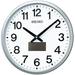 Seiko Clock Wall Clock Hybrid Solar Radio Analog Silver Metallic SF242S SEIKO// Movement