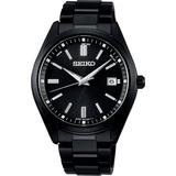 [Seiko Watch] Watch Seiko Selection Solar Radio Clock The Standard SBTM325 Men s Black// Calendar