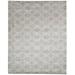 Wool Grey Rug 8 X 10 Modern Hand Tufted Moroccan Scroll Tile Large Carpet