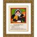 National Cancer Institute 11x14 Gold Ornate Wood Frame and Double Matted Museum Art Print Titled - Curiosity Killed the Cat