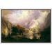 wall26 Framed Canvas Print Wall Art Mystic Rocky Mountain Landscape Nature Wilderness Illustrations Modern Art Rustic Scenic Colorful Multicolor for Living Room Bedroom Office - 16 x24 W