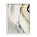Stupell Industries Abstract Paint Strokes Fluid Beige Movement Painting Framed Art Print Wall Art 24x30 By Lanie Loreth