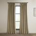 Museum Taupe Heritage Plush Velvet Curtain (1 Panel) Museum Taupe 50W X 84L