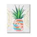 Stupell Industries Tropical Aloha Pineapple Bold Leaves Groovy Text Graphic Art Gallery Wrapped Canvas Print Wall Art Design by Ziwei Li