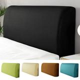 Travelwant Bed Headboard Cover Stretch Bed Headboard Cover Bed Headboard Slipcover Protector Solid Color Dustproof Bed Head Cover for Twin Full Queen King Size Bed