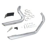 Vance & Hines Shortshots Chrome Staggered Exhaust System (17223)