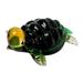 Wanwan Turtle Ornament Multi-color Exquisite Workmanship Easy to Storage Glass Flower Small Turtle Ornament Desktop Decor