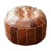 Unstuffed Pouf Cover Foot Stool Hassock Storage Ottoman Foot Rest Cover Premium Home Decoration Gifts -