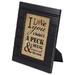 I Love You A Bushel & A Peck Black 5 x 7 inch Framed Art Plaque