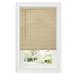 39 x 64 in. GII Deluxe Sundown Cordless Room Darkening Vinyl Mini Blind with 1 in. Slats Latte