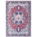 SAFAVIEH Tucson Bryanne Traditional Machine Washable Area Rug 4 x 6 Red/Navy