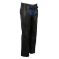 Milwaukee Leather USA MADE MLCHL5001 Women s Black Shade Premium Leather Motorcycle Chaps X-Small