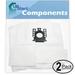 4 Replacement for Miele 3 Libra Vacuum Bags with 4 Micro Filters - Compatible with Miele Type GN Vacuum Bags (2-Pack 2 Bags Per Pack)