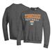Men's Champion Charcoal Tennessee Lady Vols Primary Team Logo Stack Softball Powerblend Pullover Sweatshirt