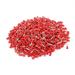 Unique Bargains 1000Pcs 14AWG Copper Crimp Connector Insulated Ferrule Pin Cord End Terminal Red