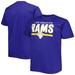 Men's Fanatics Branded Royal Los Angeles Rams Big & Tall Speed Agility T-Shirt