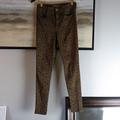 American Eagle Outfitters Jeans | American Eagle Cheetah Print Next Level Stretch Super High Rise Jegging Size 2 | Color: Black/Brown | Size: 2