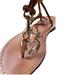 Coach Shoes | Adorable Coach Karessa Tan Leather Lobster Sandal, Sz 6 | Color: Brown/Silver | Size: 6