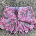 Lilly Pulitzer Shorts | Flamingo Lilly Pulitzer Buttercup Shorts 00 | Color: Pink | Size: 00