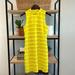 J. Crew Dresses | J Crew Yellow Fringe Tiered Lace Sheath Sleeveless Dress, 2 | Color: Yellow | Size: 2