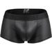 Dadaria Mens Underwear Men Underwear Men Boxer Briefs Leather Briefs Big Bag Underwear Black XXL Men