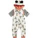 Disney Baby Boys Mickey Mouse and Friends Hooded Coverall Set Sizes 0-24M