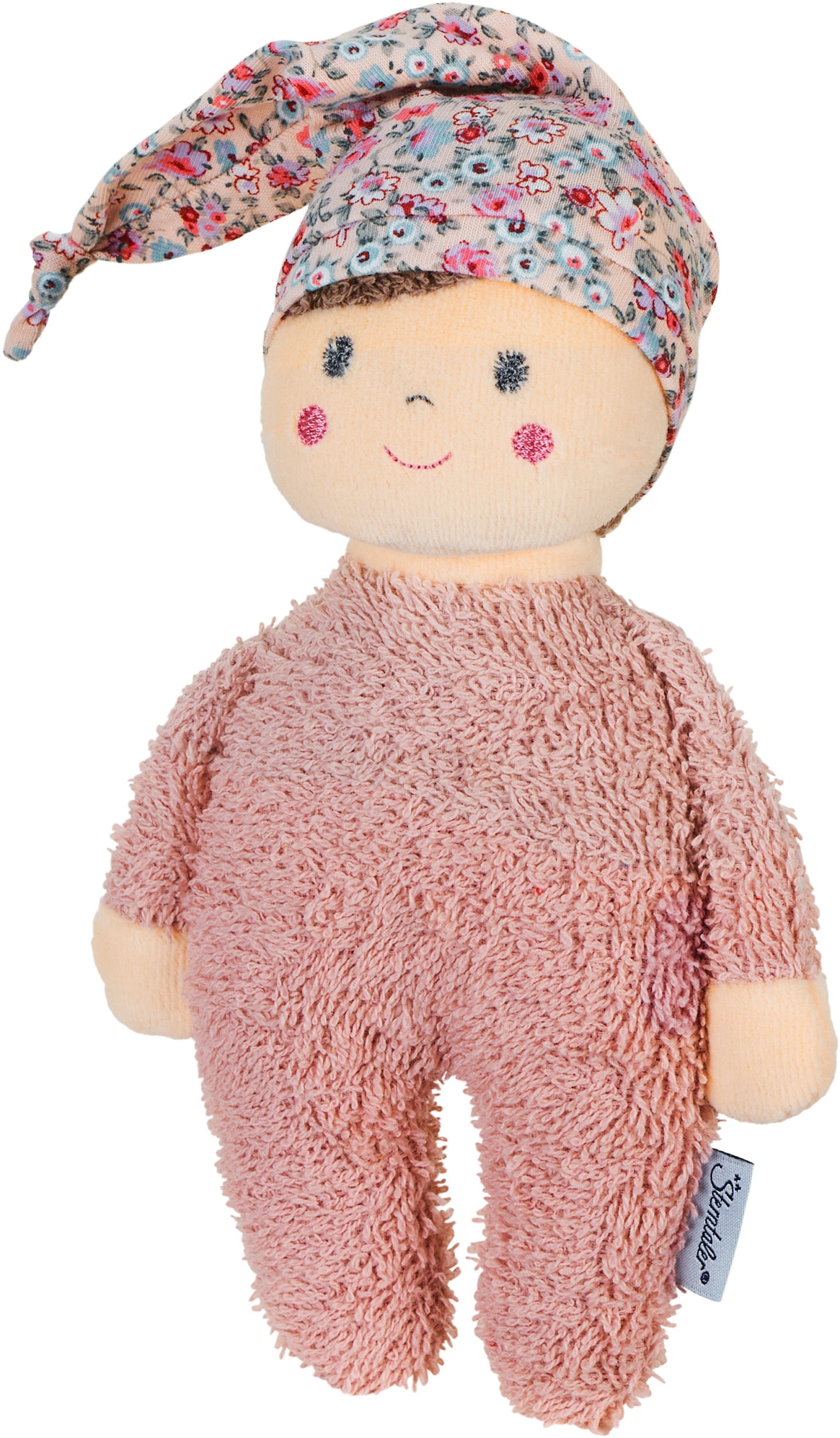 Stoffpuppe STERNTALER "Ida, S", rosa (altrosa), Puppen, Kinder, mit integrierter Rassel