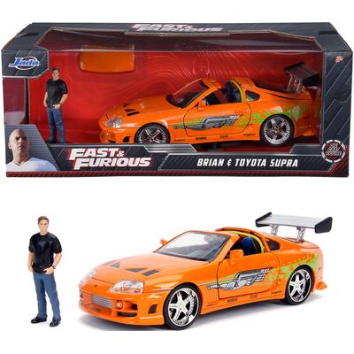 Spielzeug-Auto JADA "Fast & Furious, Toyota Supra" Spielzeugfahrzeuge orange Kinder Altersempfehlung