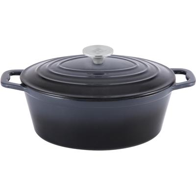 Bräter CARL SCHMIDT SOHN "Xanten", schwarz, B:22cm H:18cm L:36cm, Töpfe, Induktion, 3,5 Liter Image