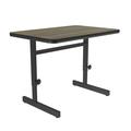 Correll, Inc. Correll 24"x36" Adjustable Height Training & Computer Tables, Colonial Hickory High Pressure Laminate | 29 H x 36 W x 24 D in | Wayfair