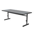 Correll, Inc. Correll 30"x72" Adjustable Height Training & Computer Tables, Gray Granite High Pressure Laminate | 29 H x 72 W x 30 D in | Wayfair