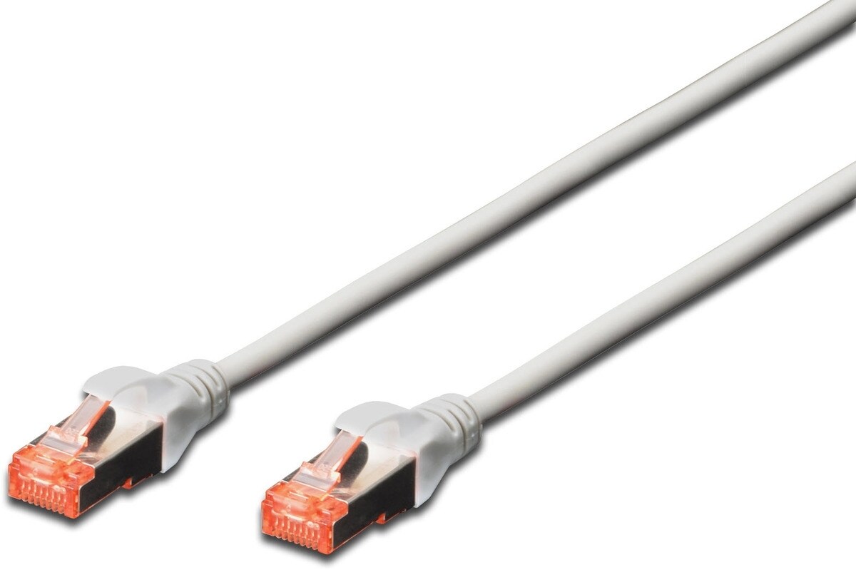 DIGITUS CAT 6 S-FTP Patchk. Cu, LSZH AWG 27/7, 25 m, GR Image