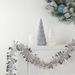 Northlight Seasonal 50' x 3" Silver Boa Wide Cut Tinsel Christmas Garland - Unlit Plastic in Gray | Wayfair NORTHLIGHT K94048