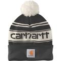 Carhartt Knit Cuffed Logo Beanie, nero