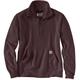 Carhartt Midweight Half Zip Felpa donna, porpora, dimensione S per donne