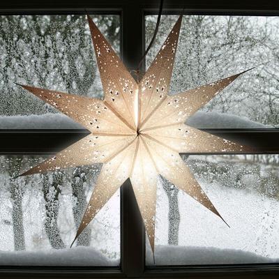 Weihnachtsstern 60cm Weihnachtsdeko Adventstern Leuchtstern Fensterdeko Stern Image