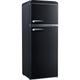 Maxxhome - Réfrigérateur Retro - Combinaison réfrigérateur et congélateur - 340 litres - Noir