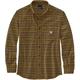 Carhartt Midweight Flannel Plaid Hemd, braun, Größe XL