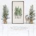 The Holiday Aisle® Watercolor Coniferous Wood in Brown | 24 H x 12 W x 1.5 D in | Wayfair D2AD8718F5B747DA8DEE3E3A04270A1D