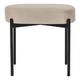 meet Ovale Bank »Gaia S« mit Stoffbezug beige, 49x45.5x38 cm