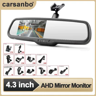 Carsanbo-Rétroviseur AHD de 4.3 Pouces avec Écran LCD TFT pour Voiture Produit Spécial