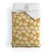 Little Arrow Design Co Magnolia Flower Mustard Made To Order Full Comforter Set