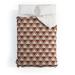 Little Arrow Design Co Bodhi Geo Diamonds Rust Made To Order Full Comforter Set