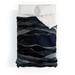 Utart Midnight Marble Deep Ocean Waves Made To Order Full Comforter Set