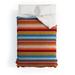 Little Arrow Design Co Serape Southwest Stripe Red Made To Order Full Comforter Set