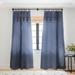 1-piece Sheer Circles In Blue Iii Made-to-Order Curtain Panel