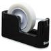 Scotch-1PK Heavy Duty Weighted Desktop Tape Dispenser With One Roll Of Tape 1 And 3 Cores Abs Black