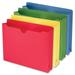 Smead-1PK Smead Colored Straight Tab Cut Letter Recycled File Jacket - 8 1/2 X 11 - 2 Expansion - Blue Gre