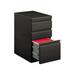 3 Drawers Vertical Lockable Filing Cabinet Charcoal