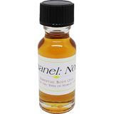Chanel: No. 5 - Type Scented Body Oil Fragrance [Regular Cap - Clear Glass - Brown - 1/2 oz.]